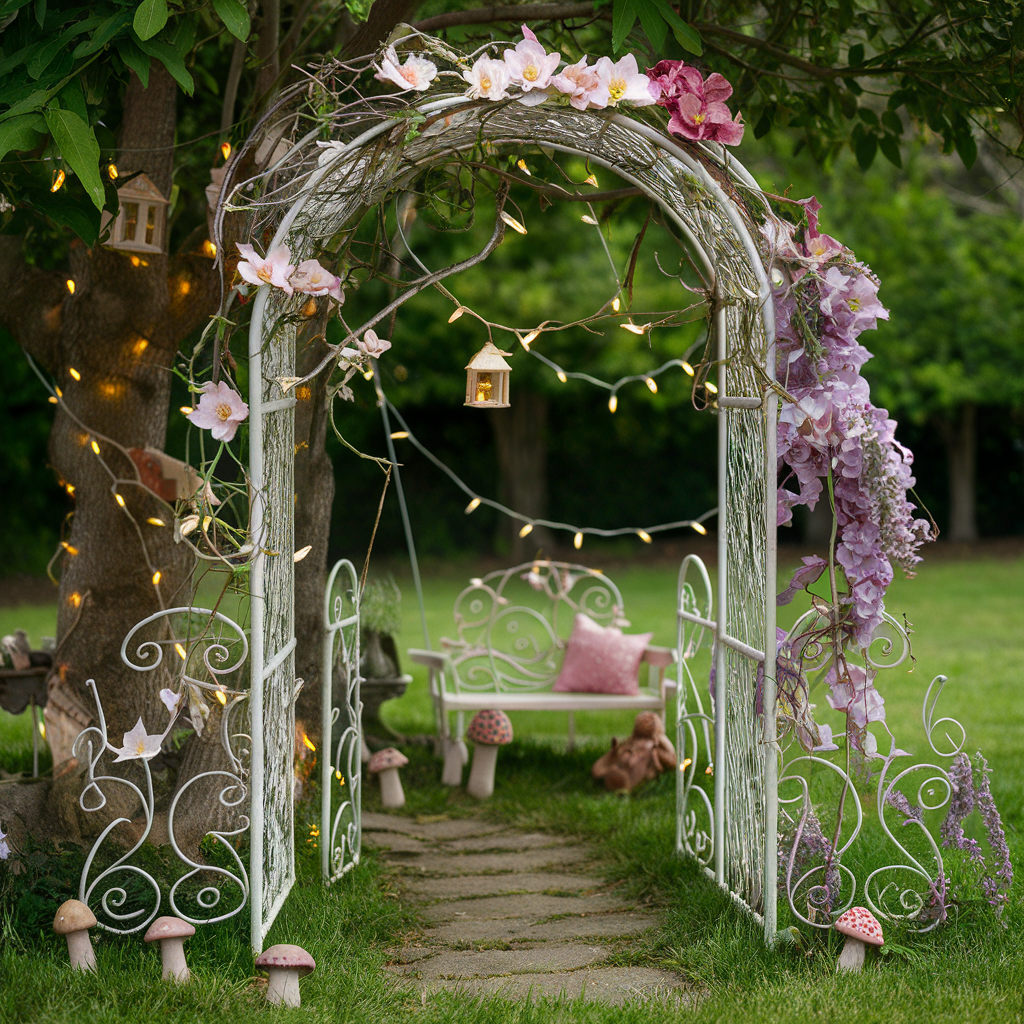 Transform your garden into a whimsical fairy tale scene.